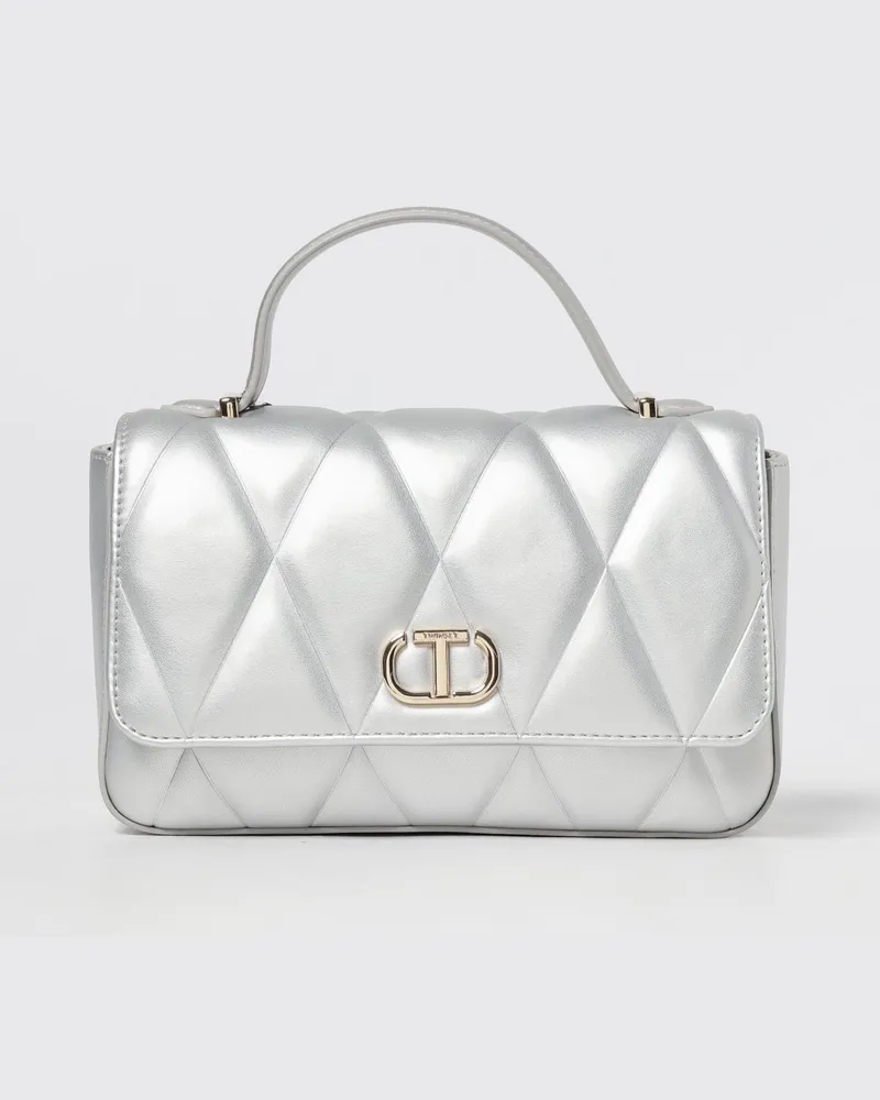 Twin-Set Schultertasche damen Silber