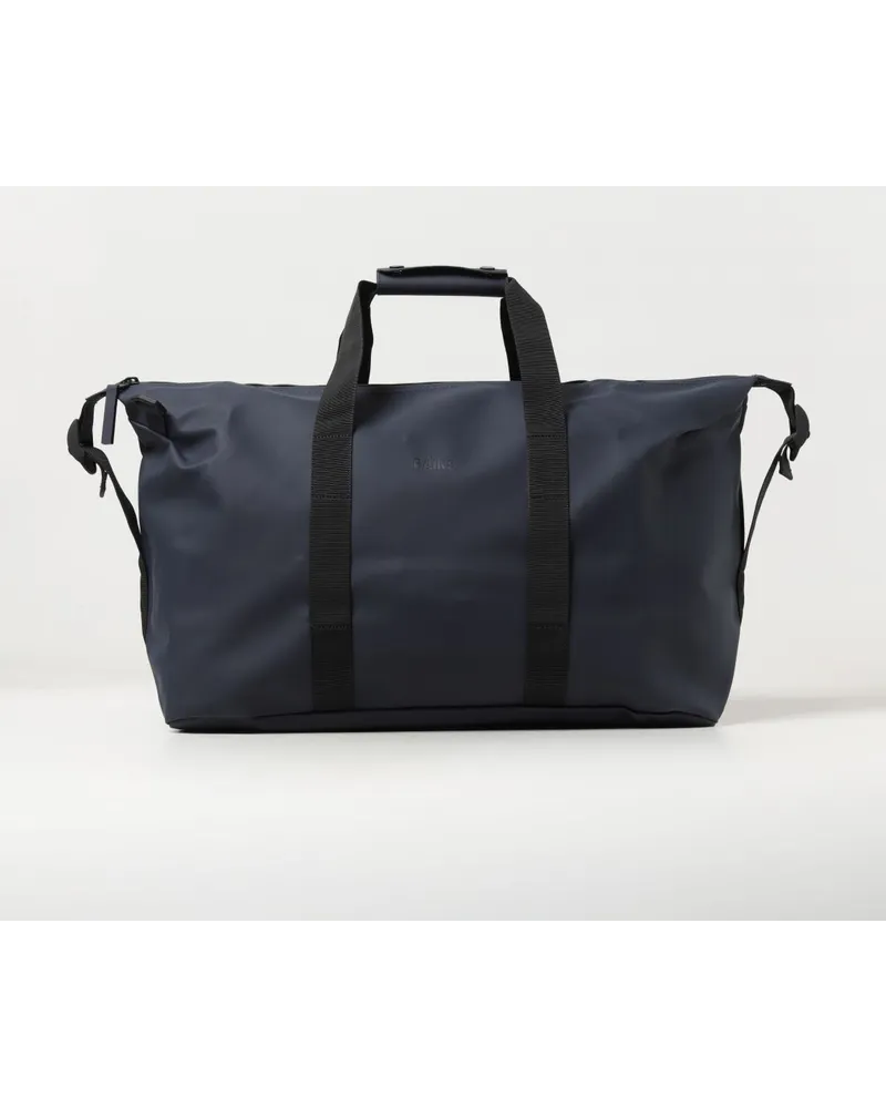 RAINS Hilo Reisetasche aus gummiertem Stoff Blau