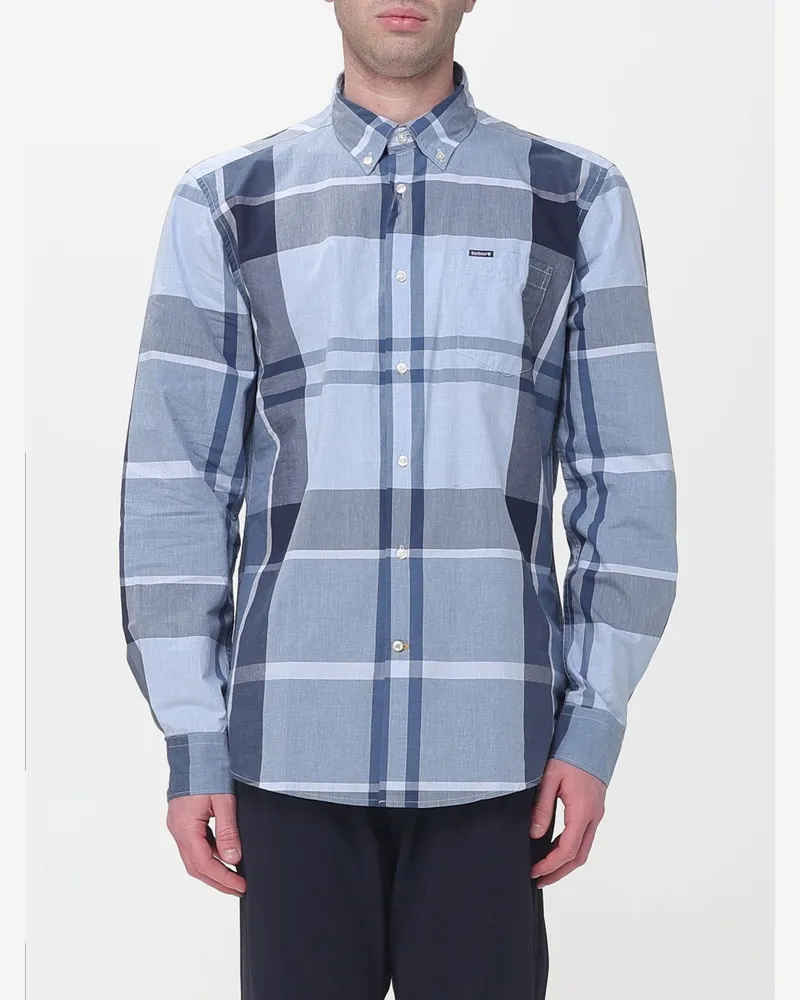 Barbour Hemd herren Blau