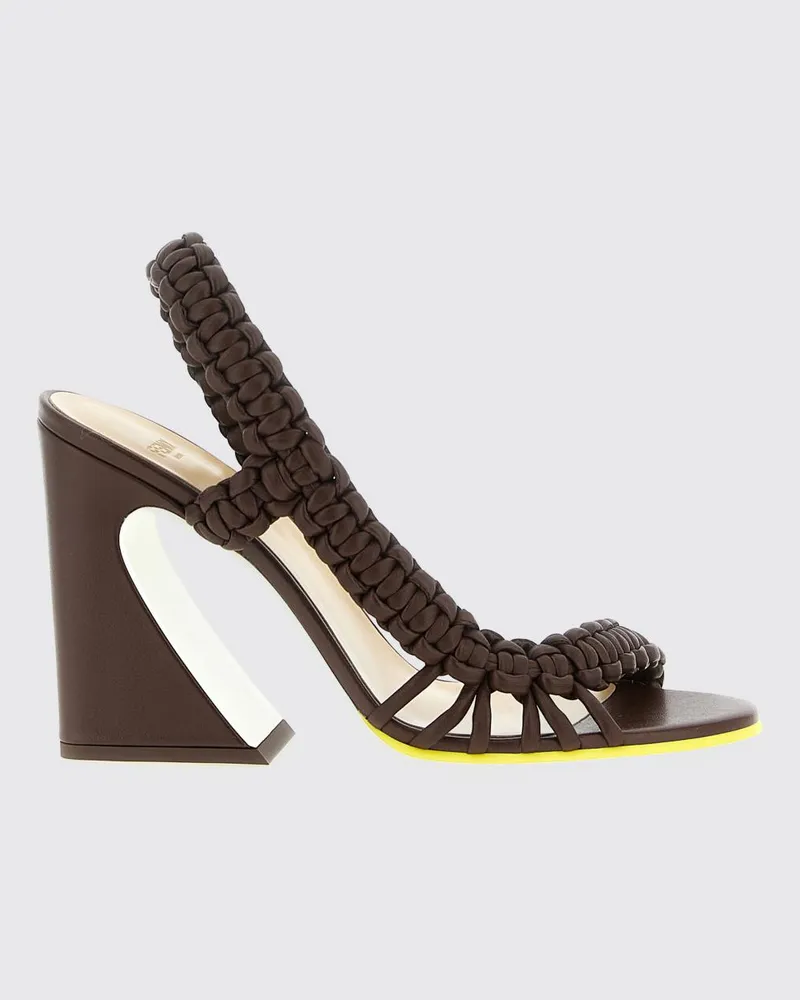 Fendi Sandalen mit absatz damen Braun