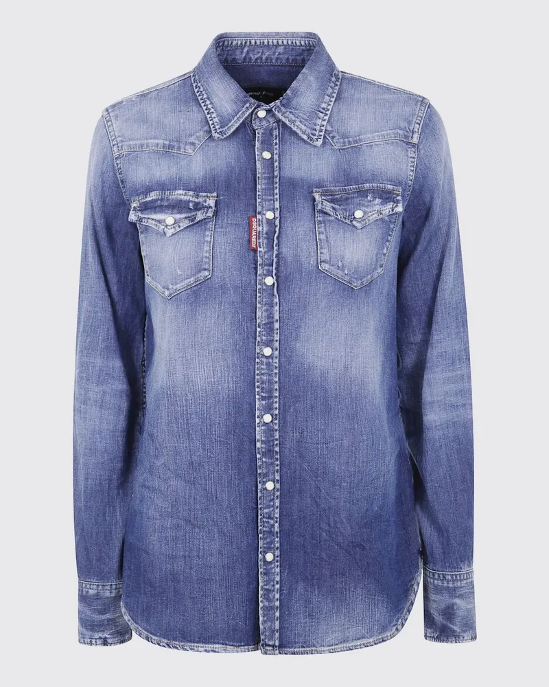 Dsquared2 Hemdbluse damen Navy