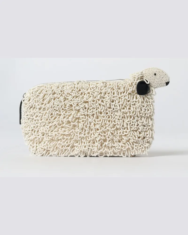 STAUD Schultertasche damen Ivory