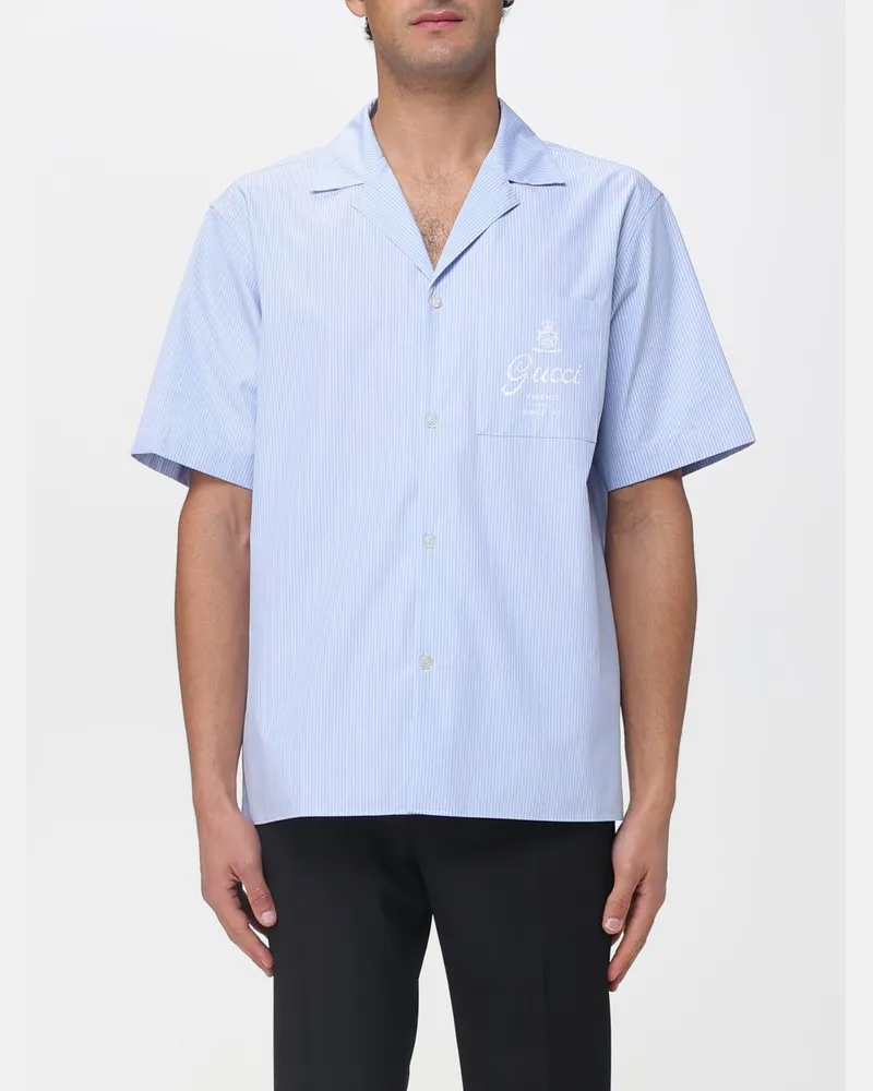 Gucci Hemd herren Hellblau