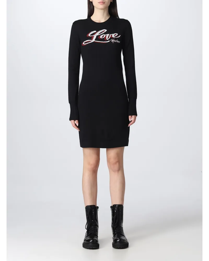 Moschino Kleid damen Schwarz