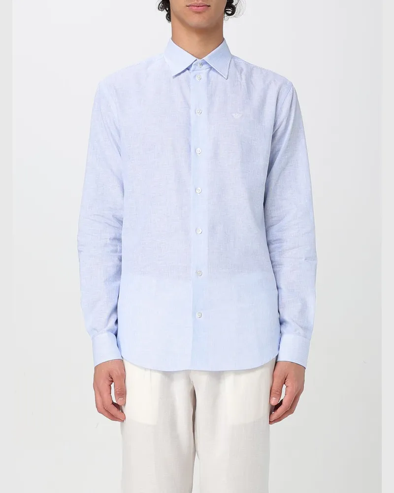 Emporio Armani Hemd herren Hellblau