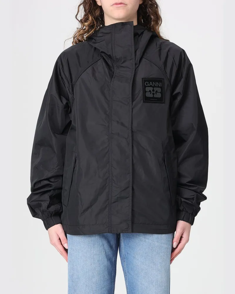 Ganni Jacke damen Schwarz