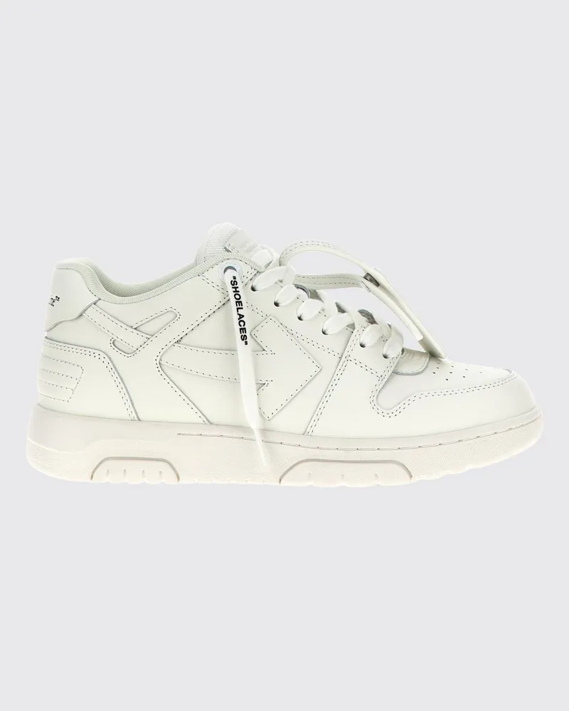 OFF-WHITE Out Of Office Low-Top-Sneakers aus Leder für Herren Weiß
