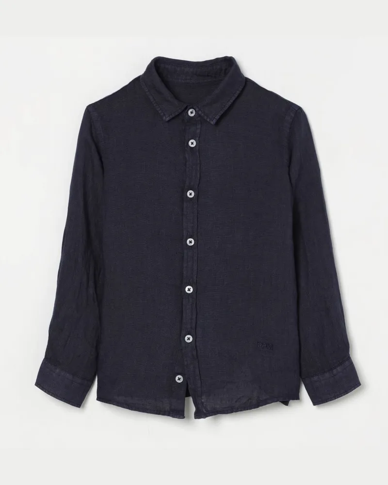 Paolo Pecora Milano Hemd kinder Blau