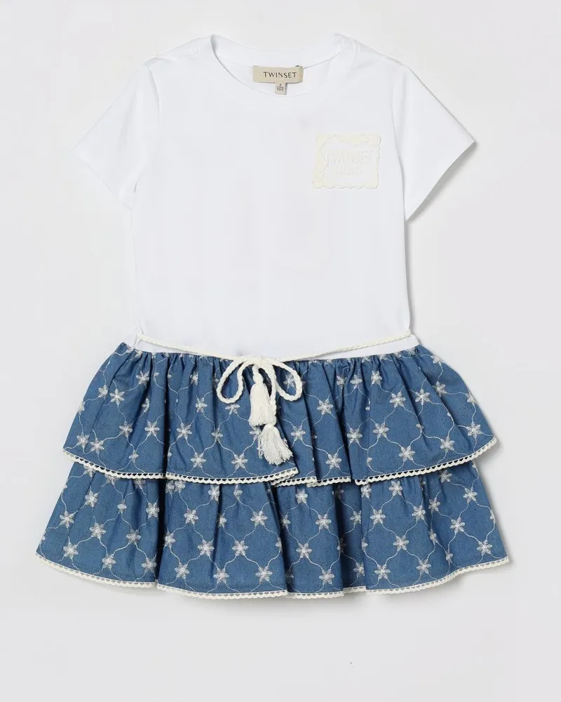 Twin-Set Kleid kinder Weiß
