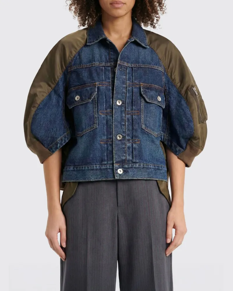 Sacai Blazer damen Kaki