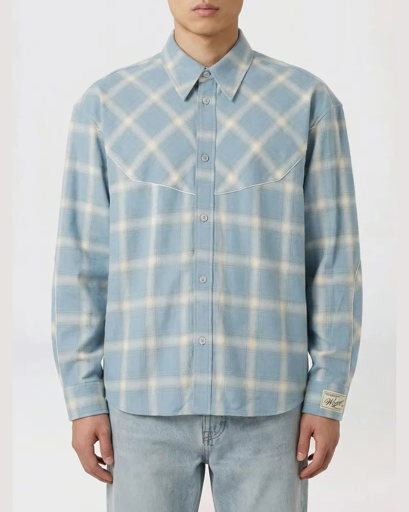 Wooyoungmi Hemd herren Blau