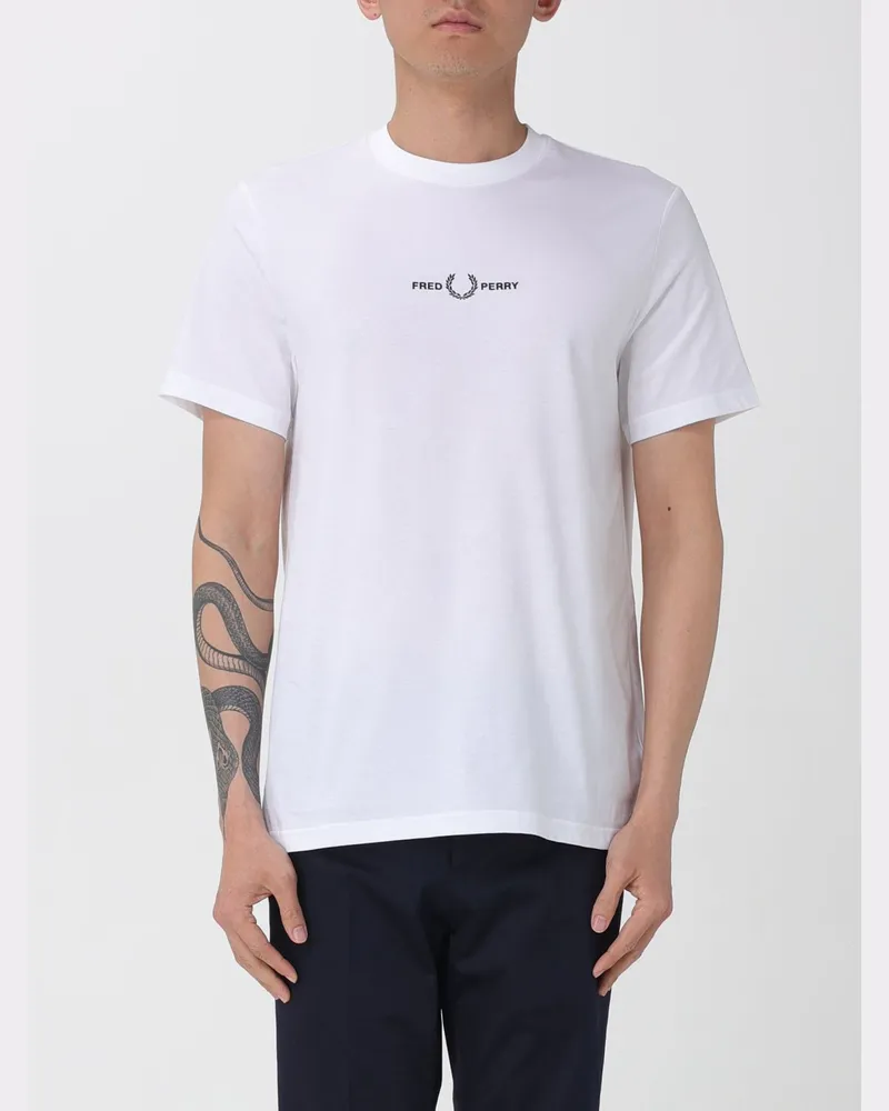 Fred Perry T-shirt herren Weiß