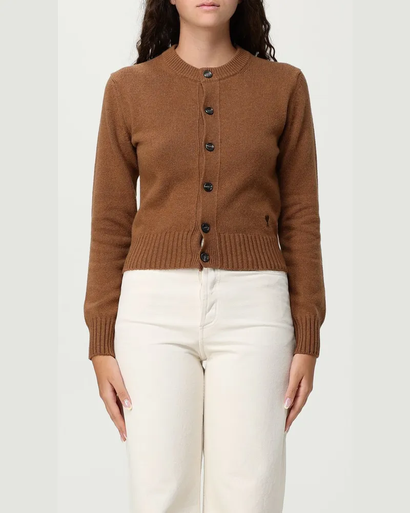 AMI Paris Strickjacke damen Braun
