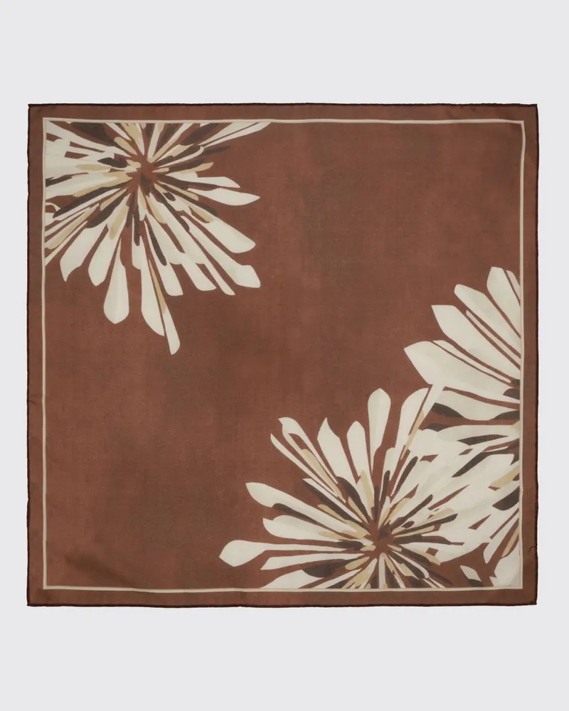 Brunello Cucinelli Schal damen Burgunderrot