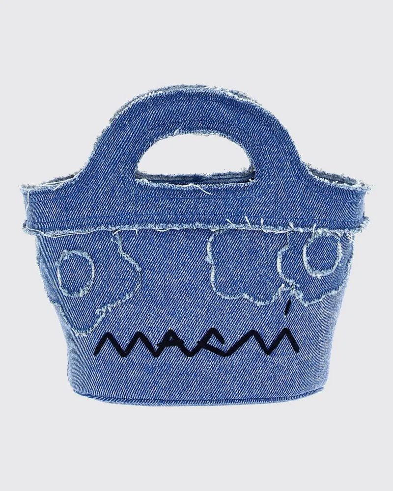 Marni Schultertasche damen Blau