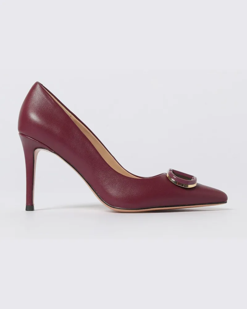 Twin-Set Pumps damen Burgunderrot