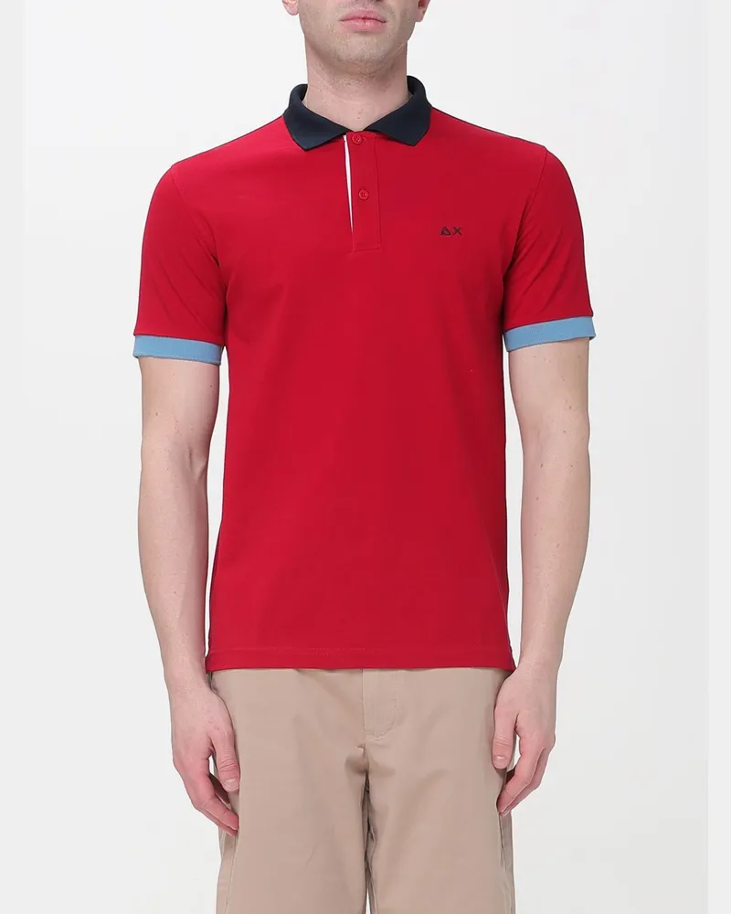 Sun68 Polo herren Rot