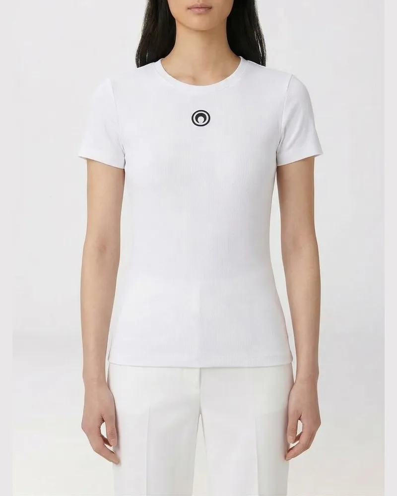 Marine Serre T-shirt damen Weiß