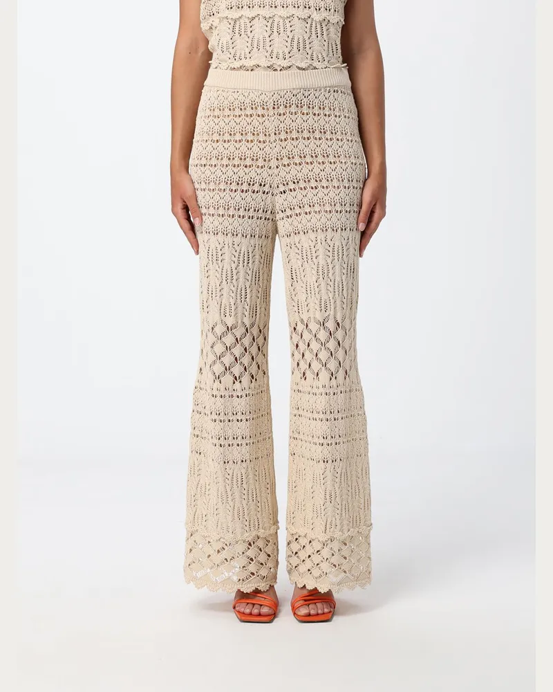 Semicouture Hose damen Weiß