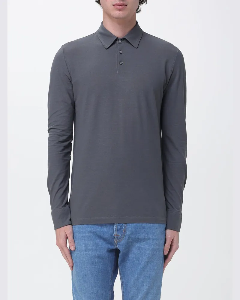 Zanone Polo herren Grau