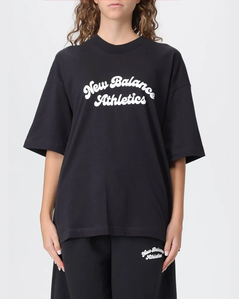 New Balance T-shirt damen Schwarz