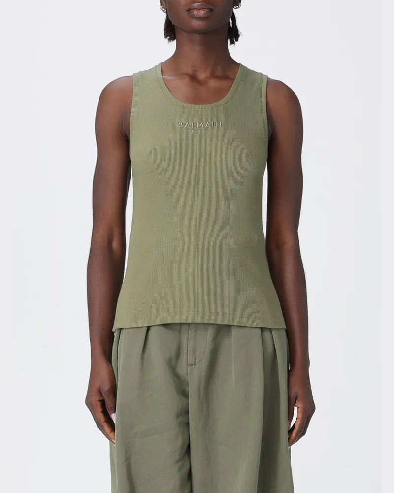 Balmain Top damen Grün