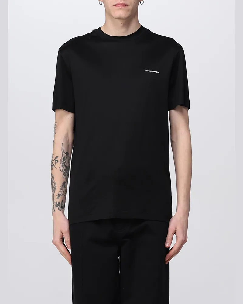Emporio Armani T-shirt herren Schwarz