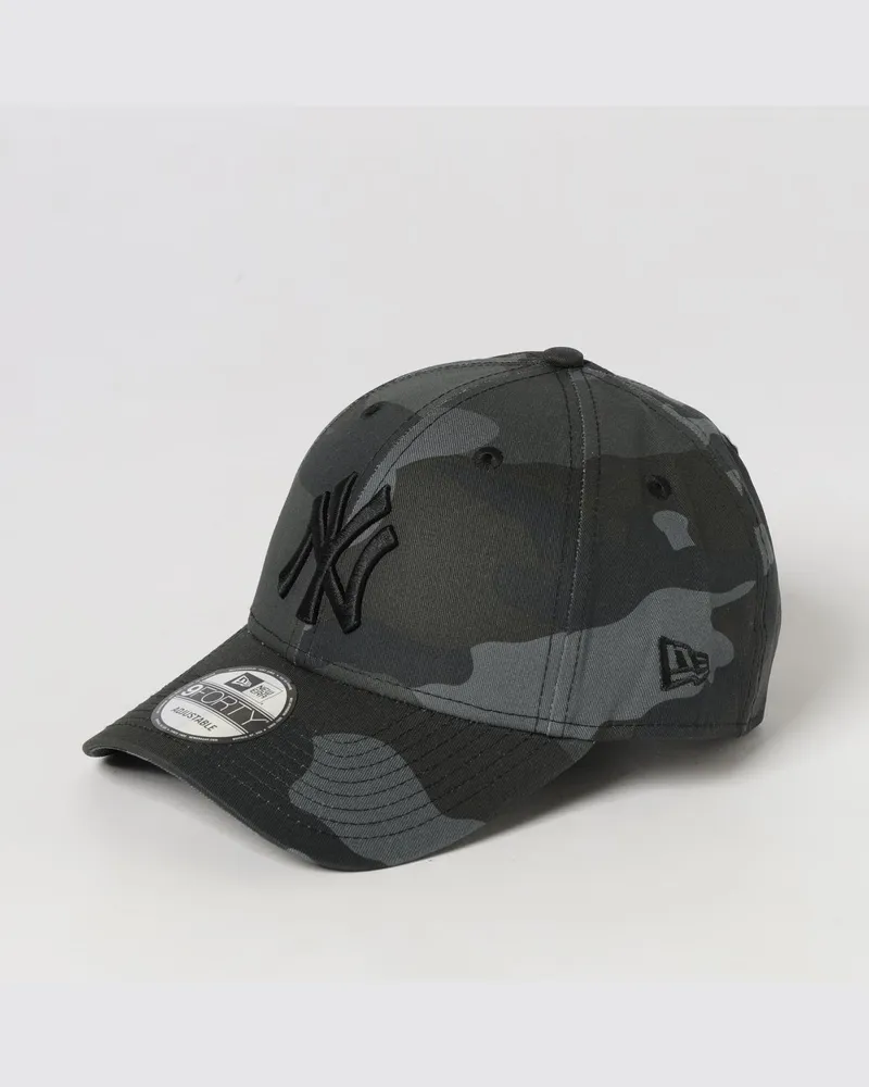 New Era 9Forty NY Yankees Baseballkappe aus Baumwolle mit Camouflage-Print Grau