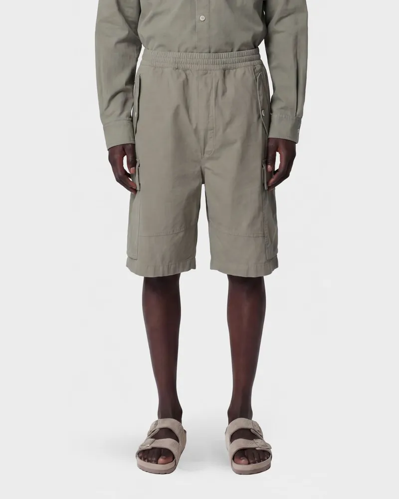 Dsquared2 Knielange Cargo-Shorts aus Baumwolle mit elastischem Bund Grün