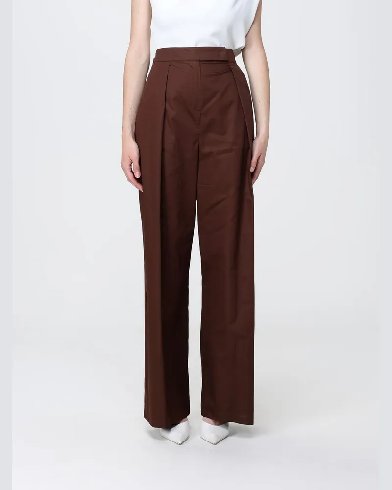 Hanita Palazzo-Hose aus Baumwolle Ebony