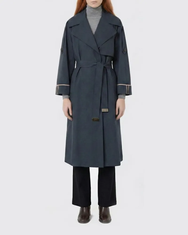 Max Mara Mantel damen Blau