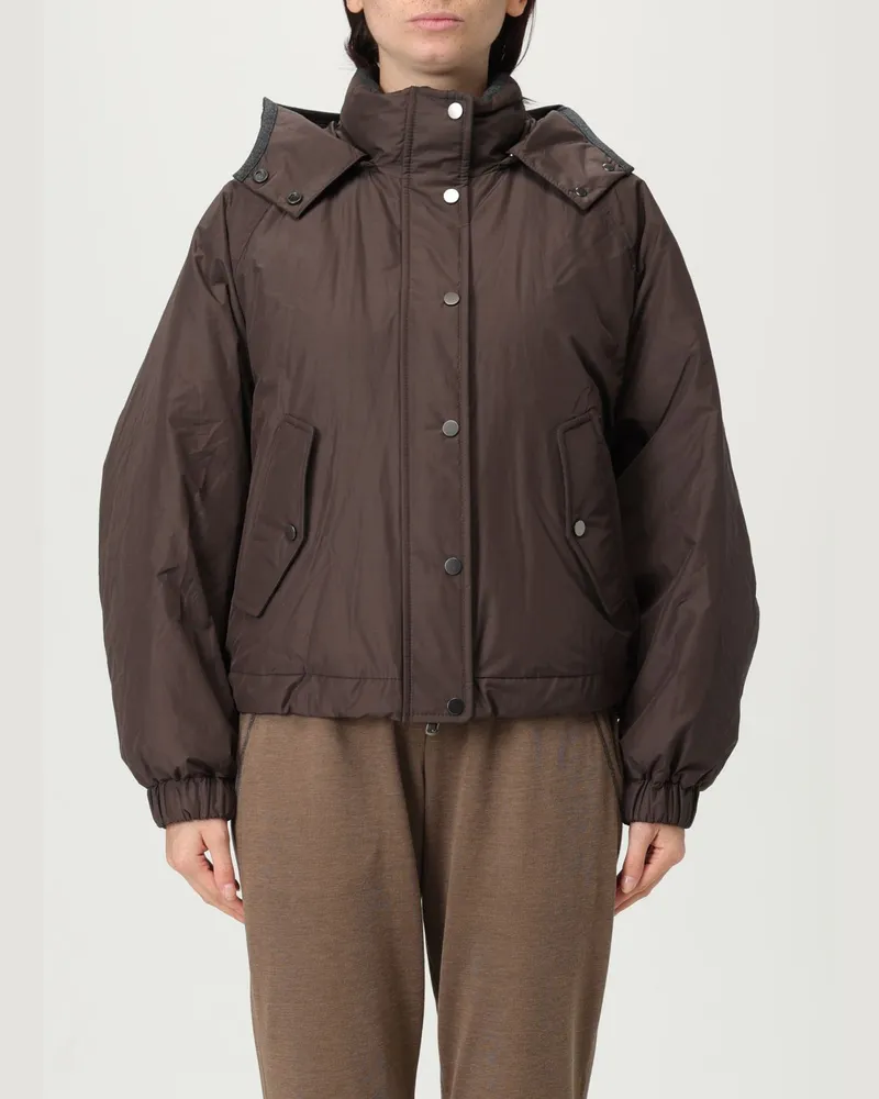 Brunello Cucinelli Mantel damen Braun