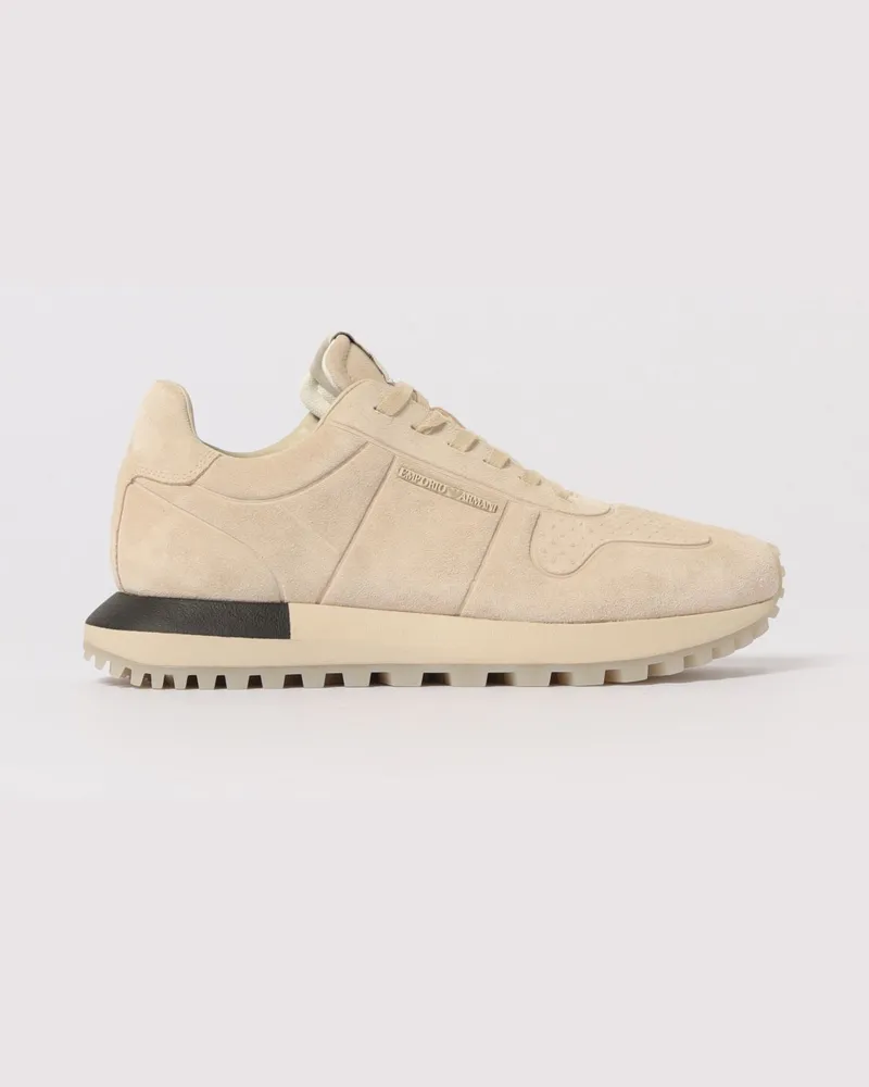 Emporio Armani Sneakers herren Ivory