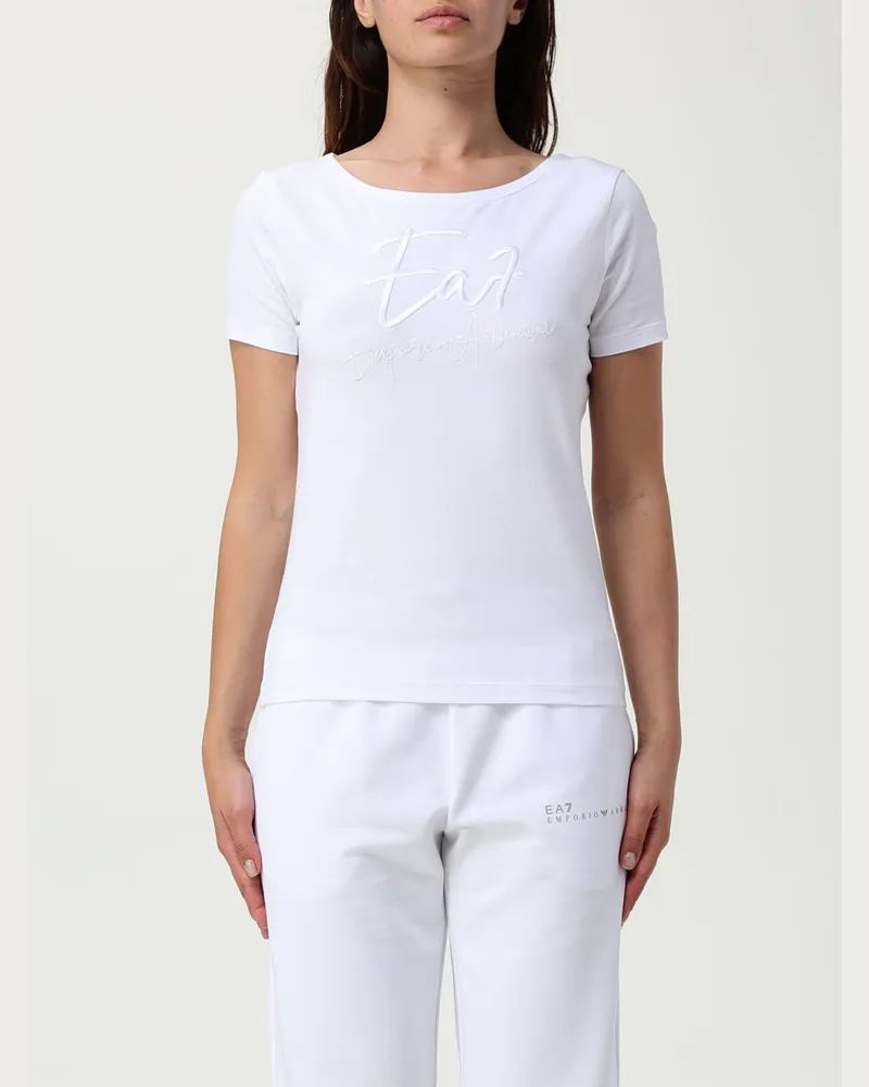 EA7 T-shirt damen Weiß