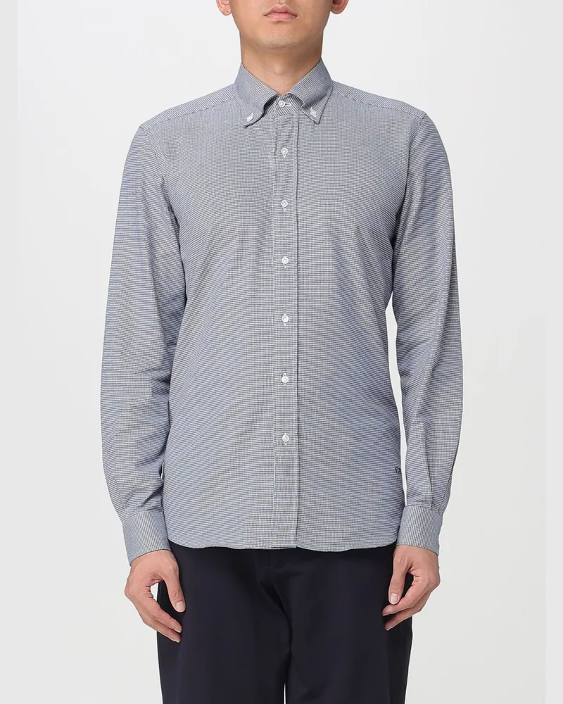 Fay Hemd herren Blau