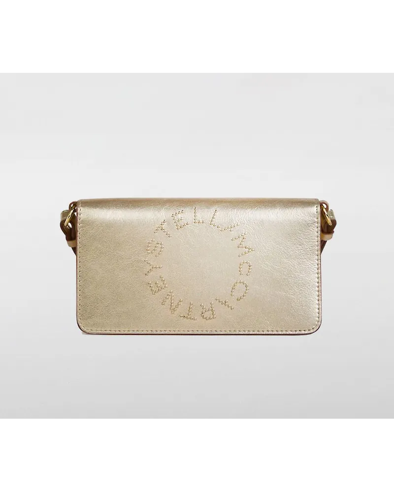 Stella McCartney Schultertasche Gold