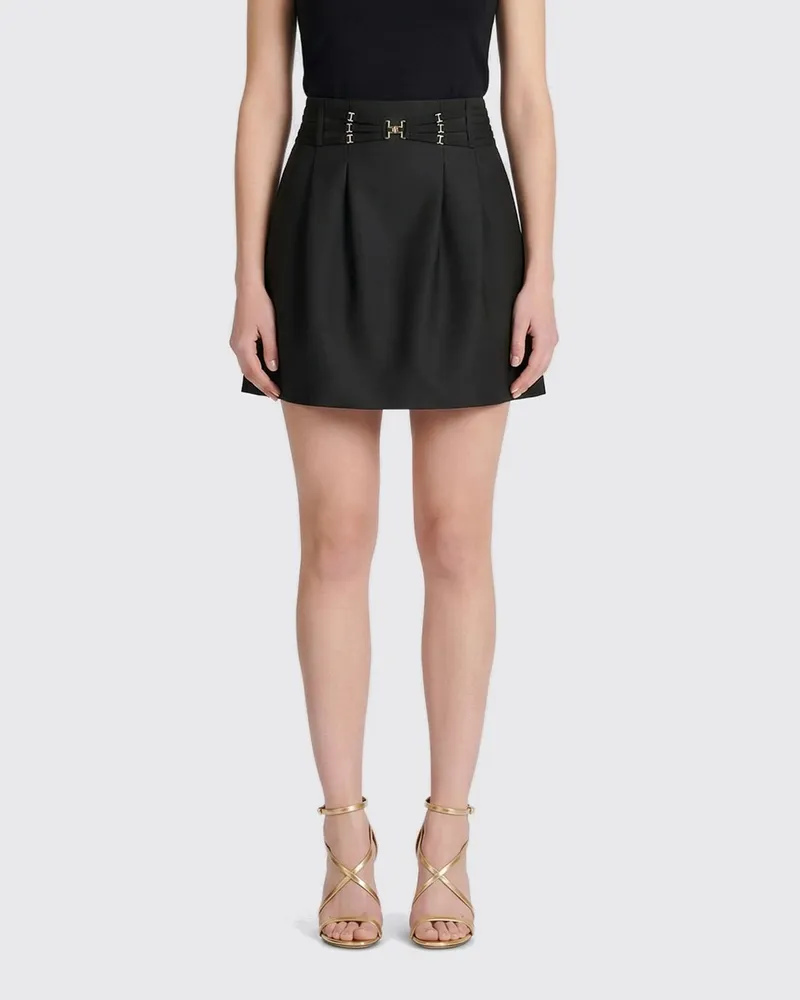 Elisabetta Franchi Rock damen Schwarz