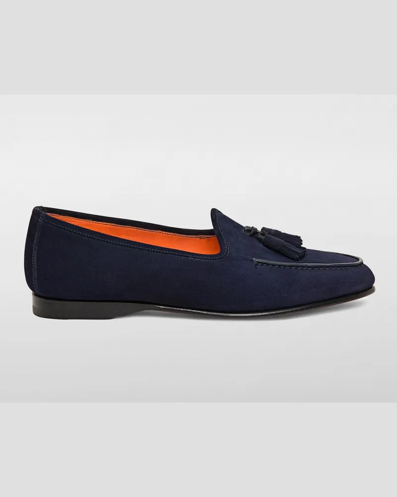 Santoni Mokassins herren Blau