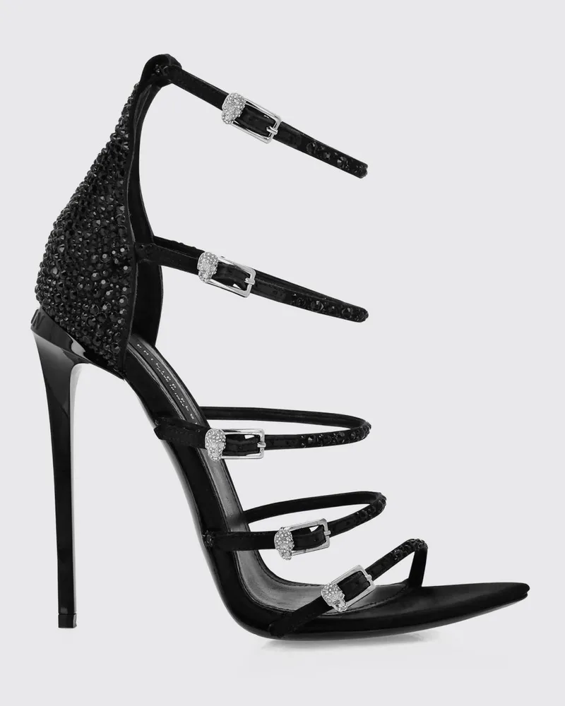 Philipp Plein Sandalen mit absatz damen Schwarz