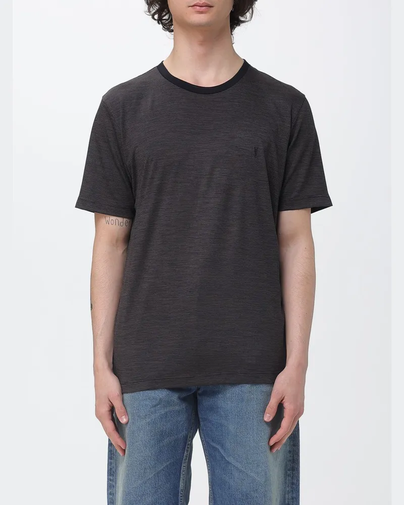 Saint Laurent T-shirt herren Schwarz