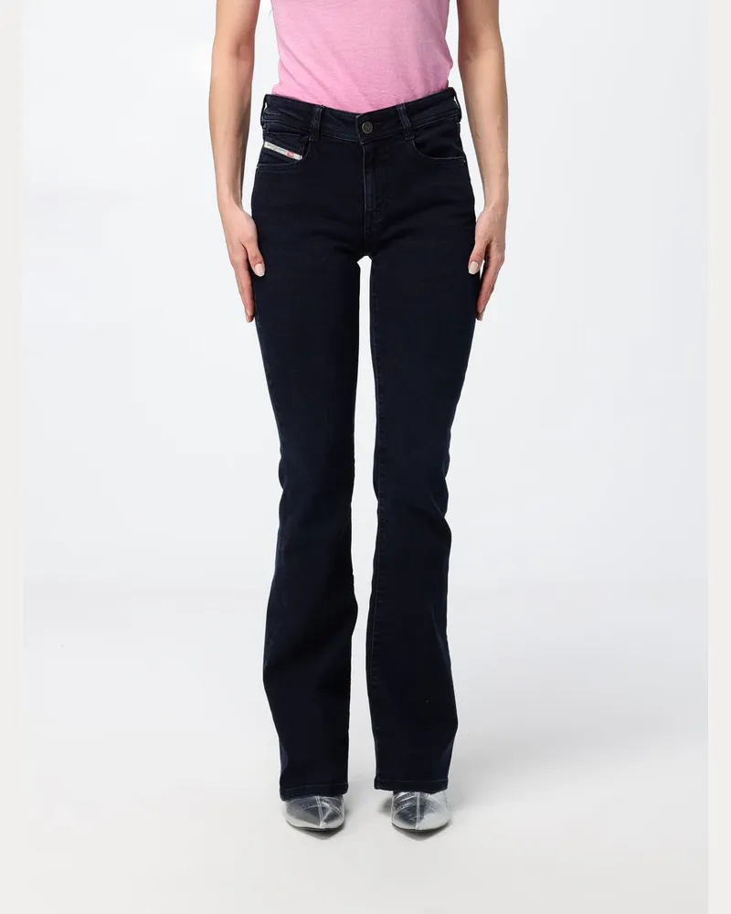 Diesel D-Ebbey Mid-Rise Flared Jeans aus Stretch-Baumwolldenim Denim
