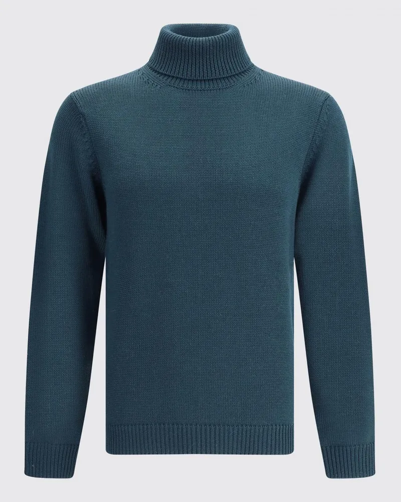 Roberto Collina Pullover herren Flaschengrün