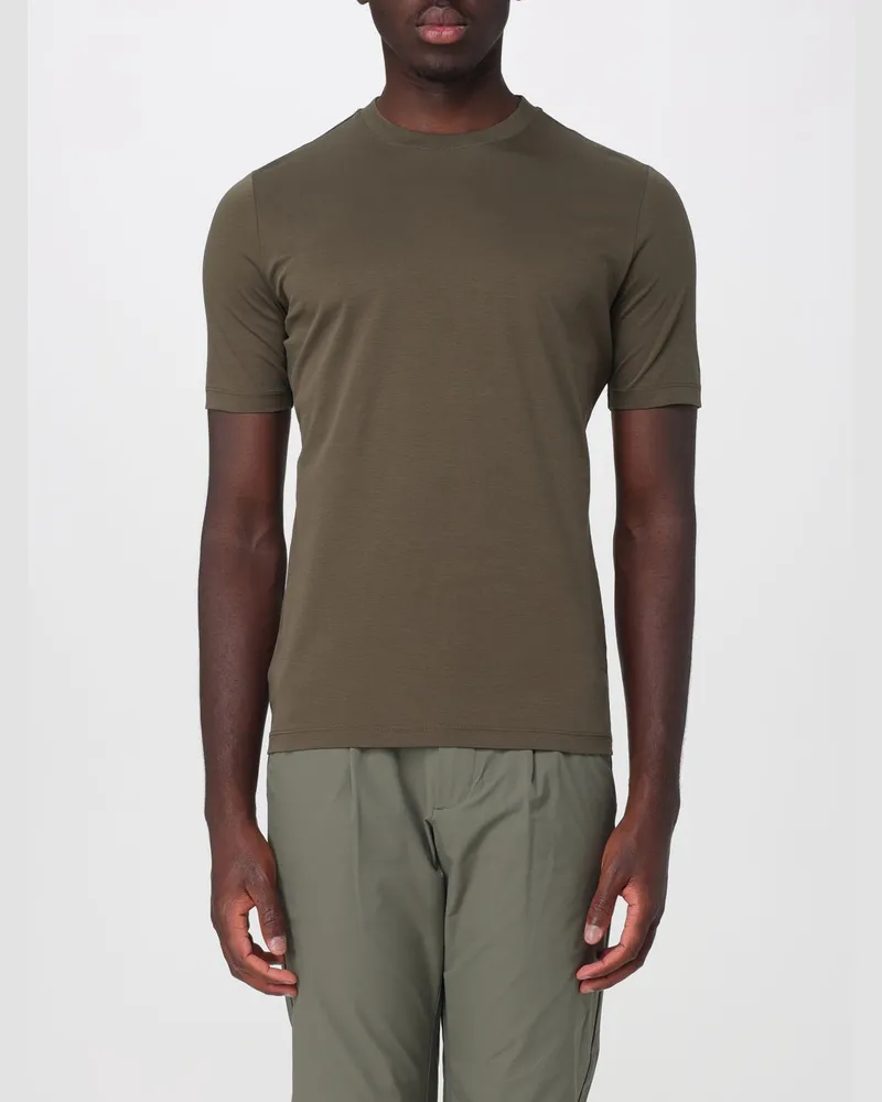 People of Shibuya Basic Baumwoll-T-Shirt Military