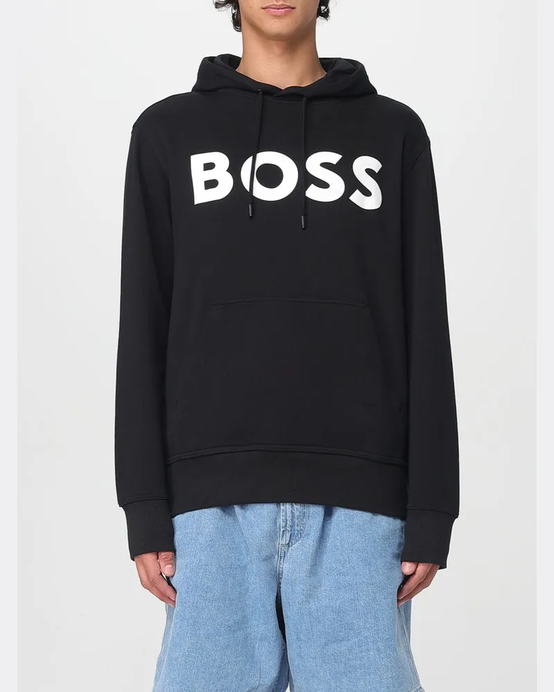 HUGO BOSS Sweatshirt herren Schwarz