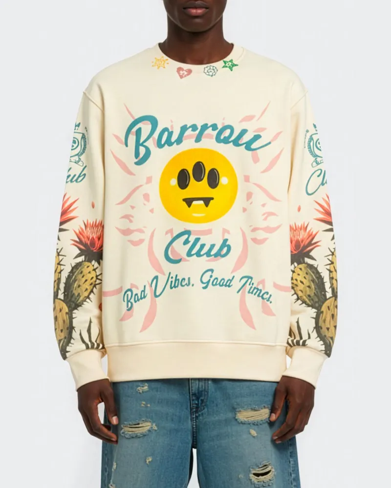 BARROW Sweatshirt herren Cream