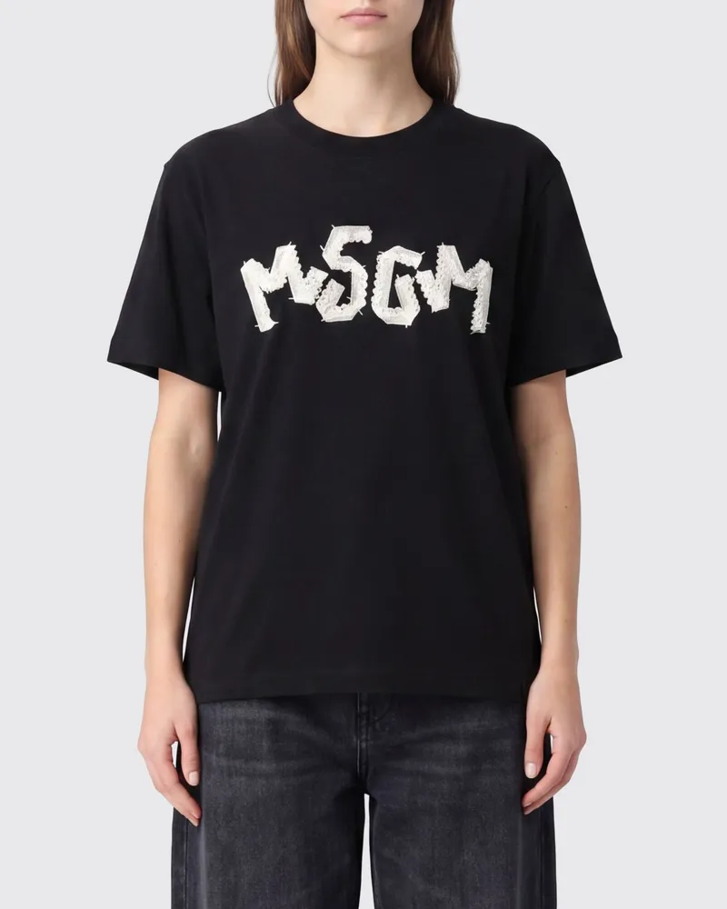 MSGM T-shirt damen Schwarz
