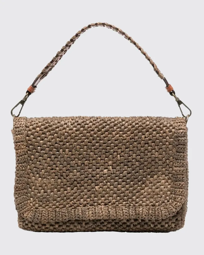 IBELIV Schultertasche damen Braun