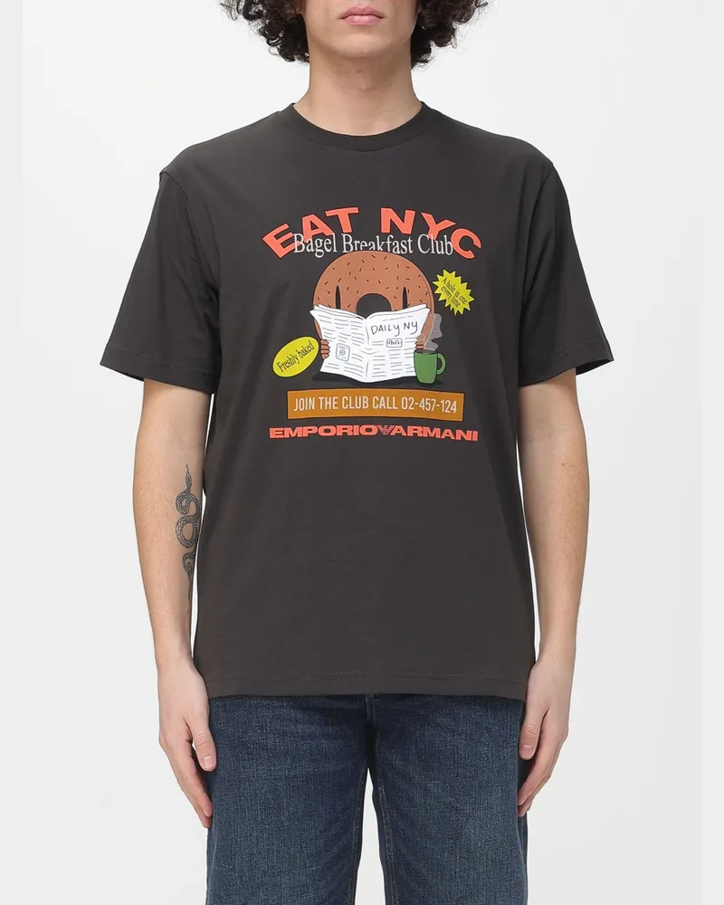 Emporio Armani T-shirt herren Grau