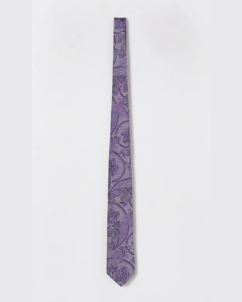 Etro Krawatte herren Violett
