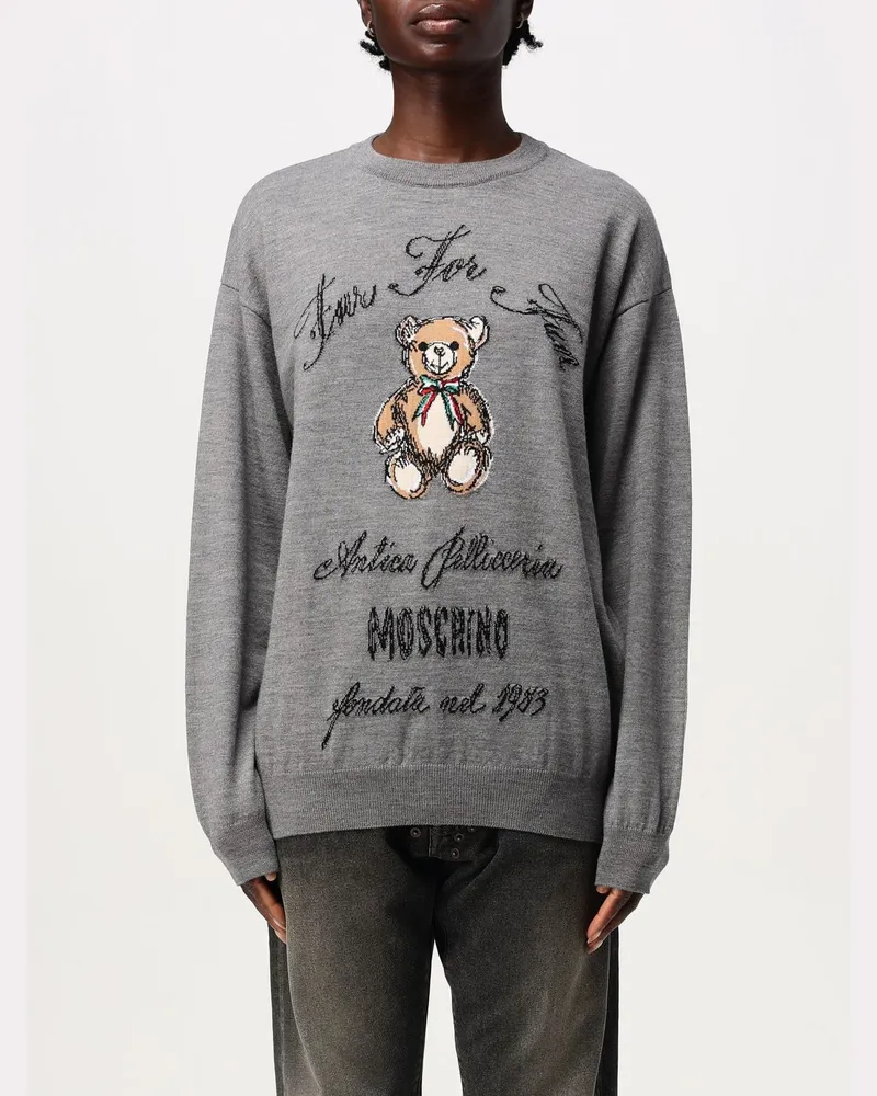 Moschino Pullover damen Grau